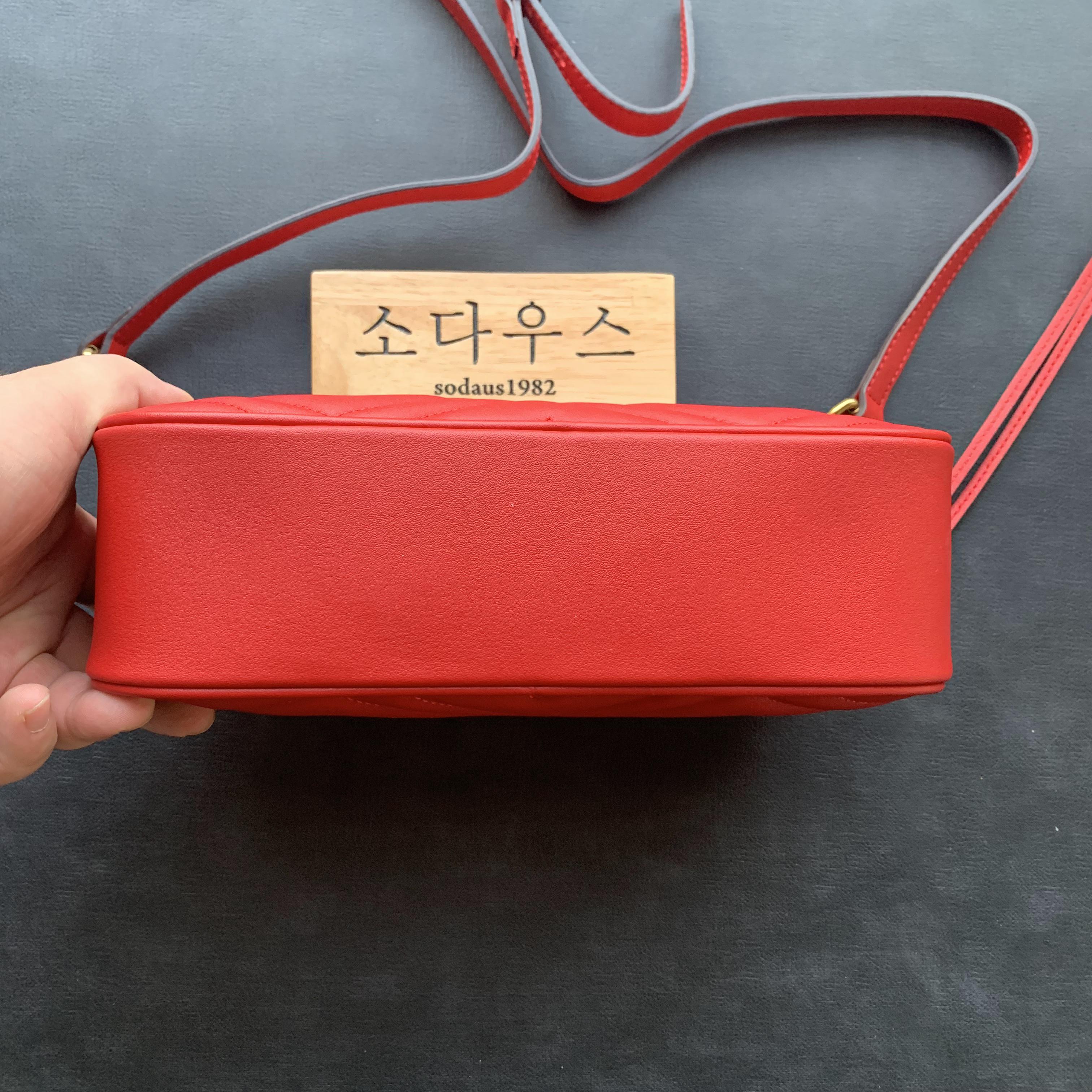 구찌 마몬트마틀라세 체인백