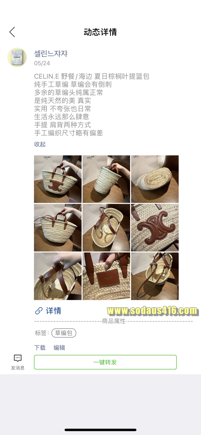 셀린느 토트백