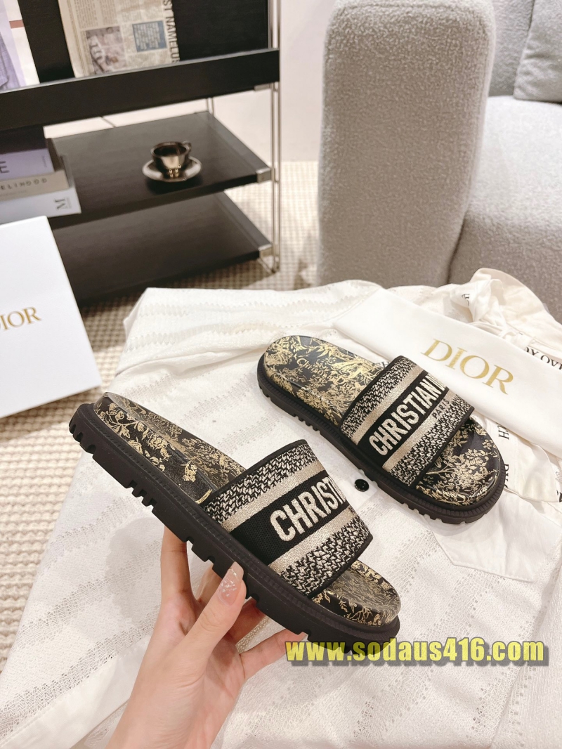 디올 슬리퍼